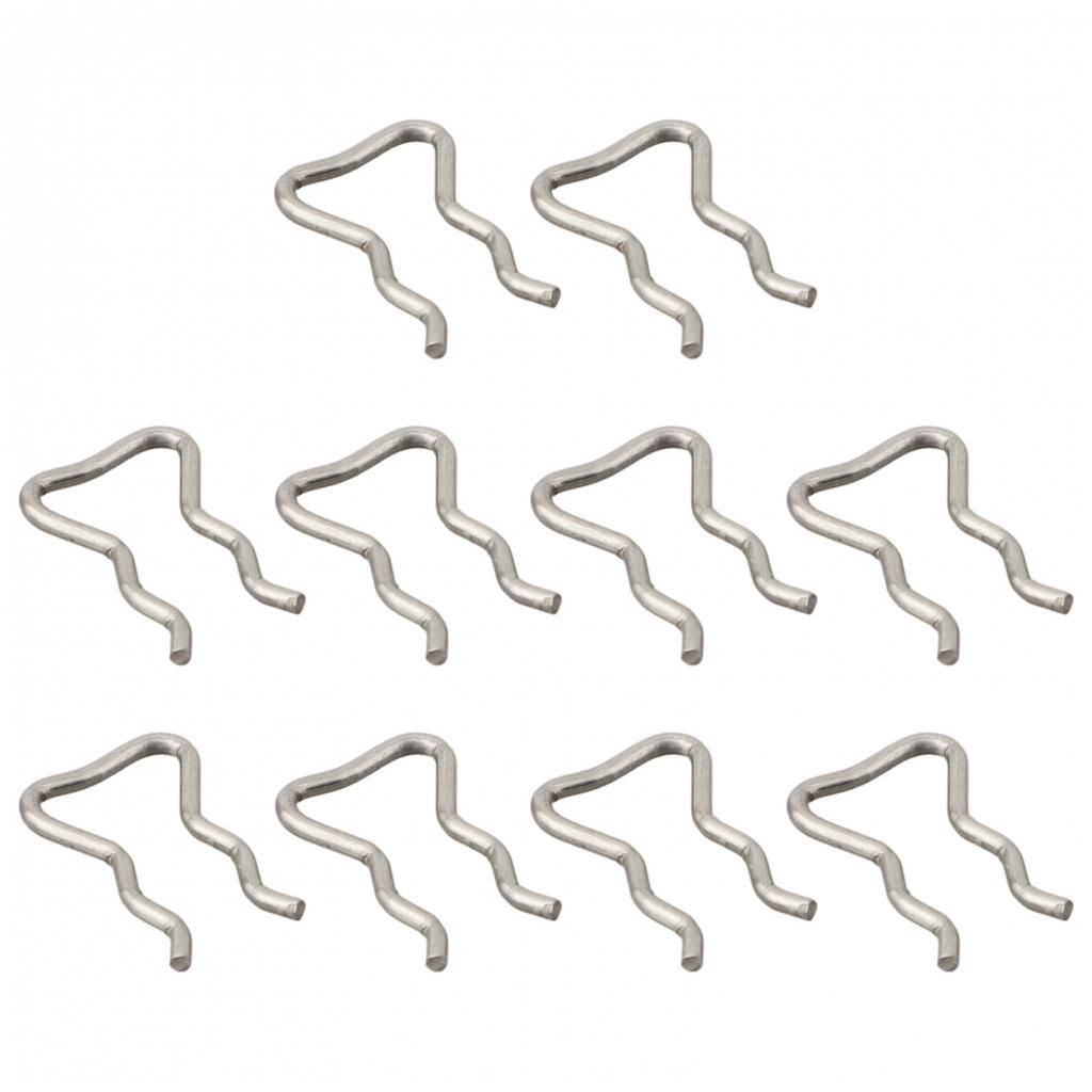 10pc Stainless Steel Diesel Fuel Injector Clip Oil Return Pipe Circlip For Bosch