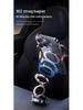 Universal Zinc Alloy Car Phone Holder with Vacuum Suction and N52 Strong Magnetic Surface