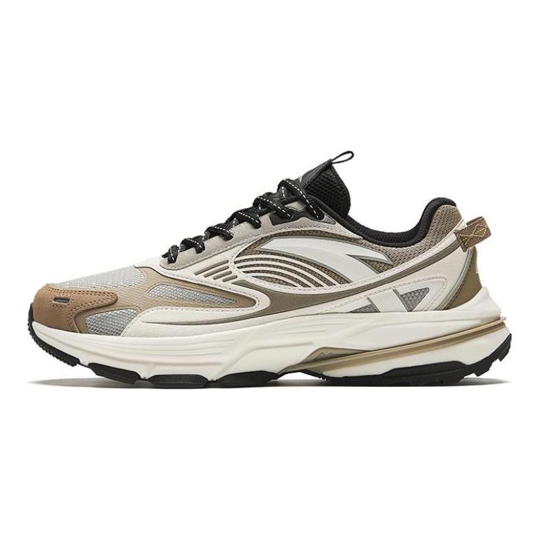 Anta Cushioning, Wear Resistant Low top Casual Shoes Men's Gray White 112418891-3