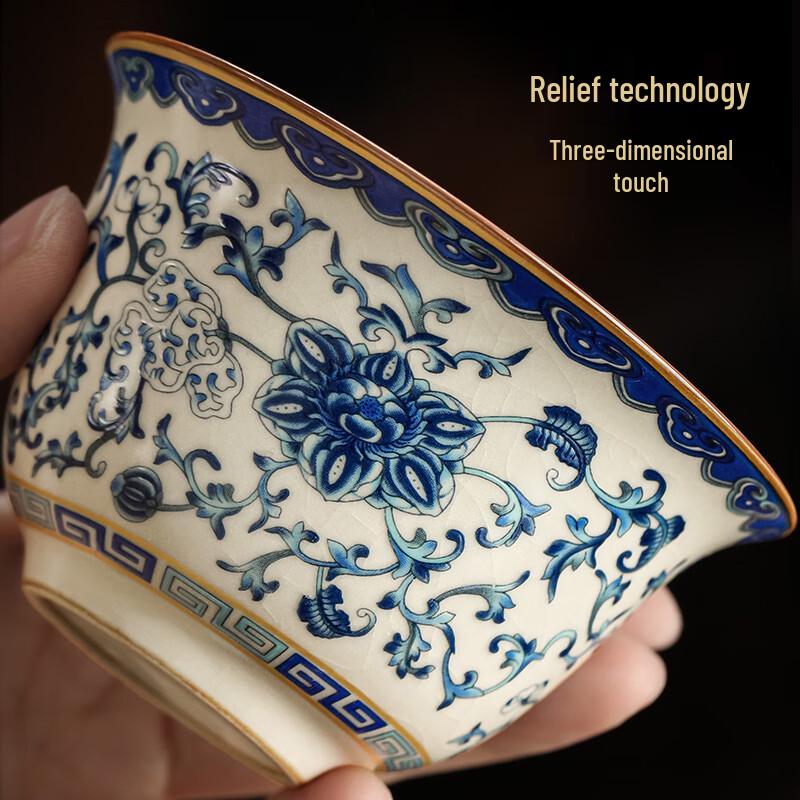 Ru Kiln Ceramic Gaiwan Tea Bowls & Sets