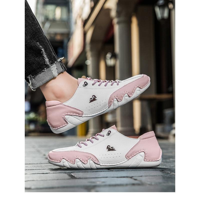 Couple Style Men's and Women's Shoes, Low Cut Men's Casual Shoes, Color Blocked Oversized Shoes