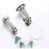 Stainless Steel Magnetic Door Stopper Drill & No Drill Installation Residue-free Adhesive Door Holder for Rental House