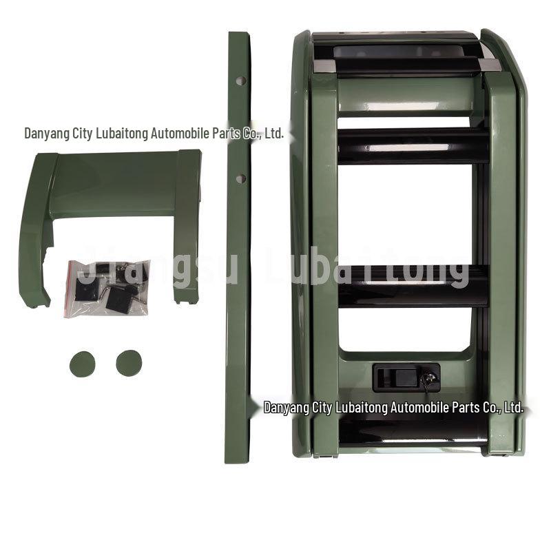 2020+ Defender Black Aluminum Alloy Roof Climbing Ladder