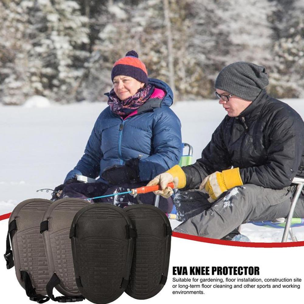 1 Pair Home and Garden Protective Knee Pads   Waterproof EVA Foam Caps for Comfort - with Adjustable Hook and Loop Straps