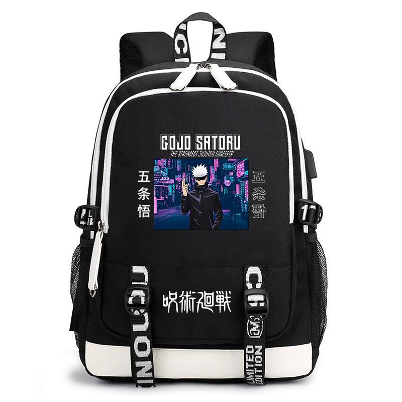 Day Mantra Return To War Anime School Bag Fashion Backpack Elementary School Students Large Capacity Backpack Burden Reduction Storage Bag