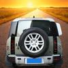 PIUGILH Rear Bumper Protector Guard Trim Cover Compatible with 2020 2021 2022 2023 Land Rover Defender, Scratch Resistant Trunk Door Entry Guards,