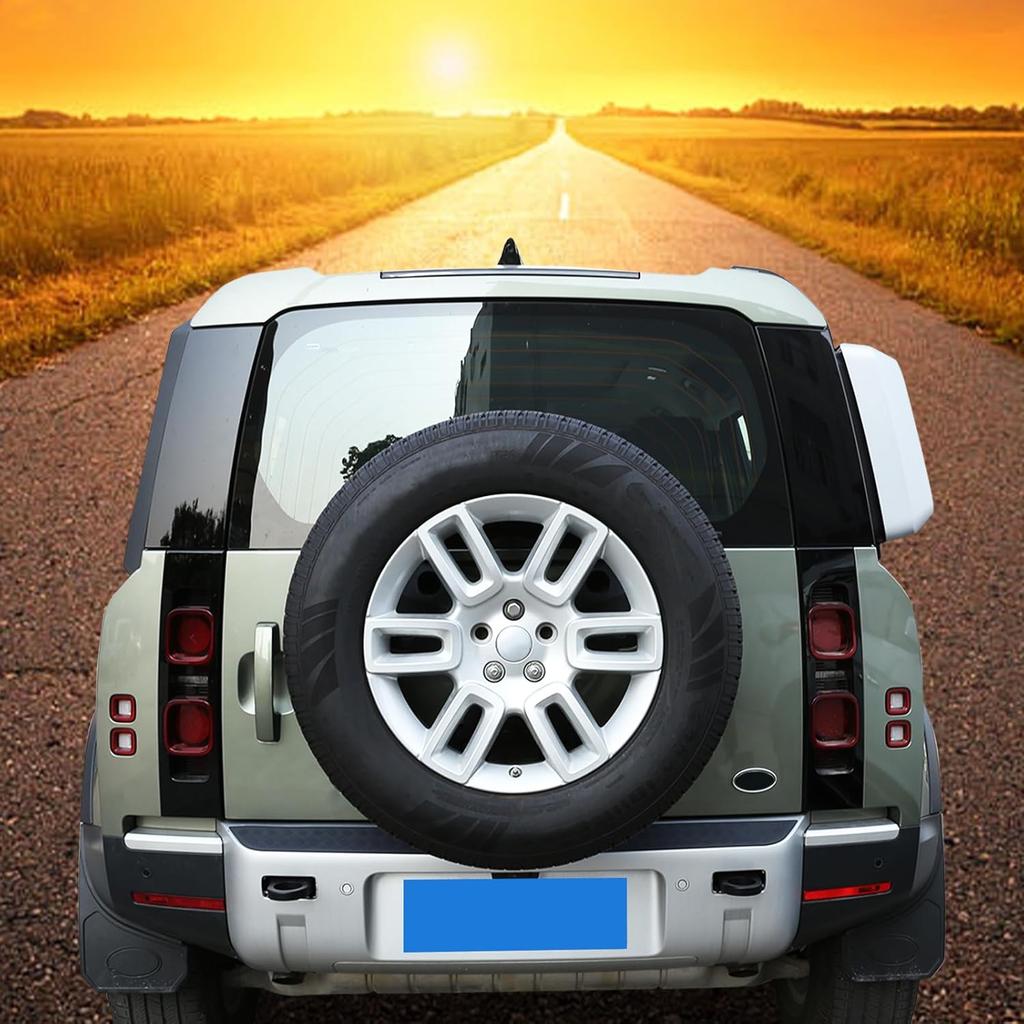 PIUGILH Rear Bumper Protector Guard Trim Cover Compatible with 2020 2021 2022 2023 Land Rover Defender, Scratch Resistant Trunk Door Entry Guards,