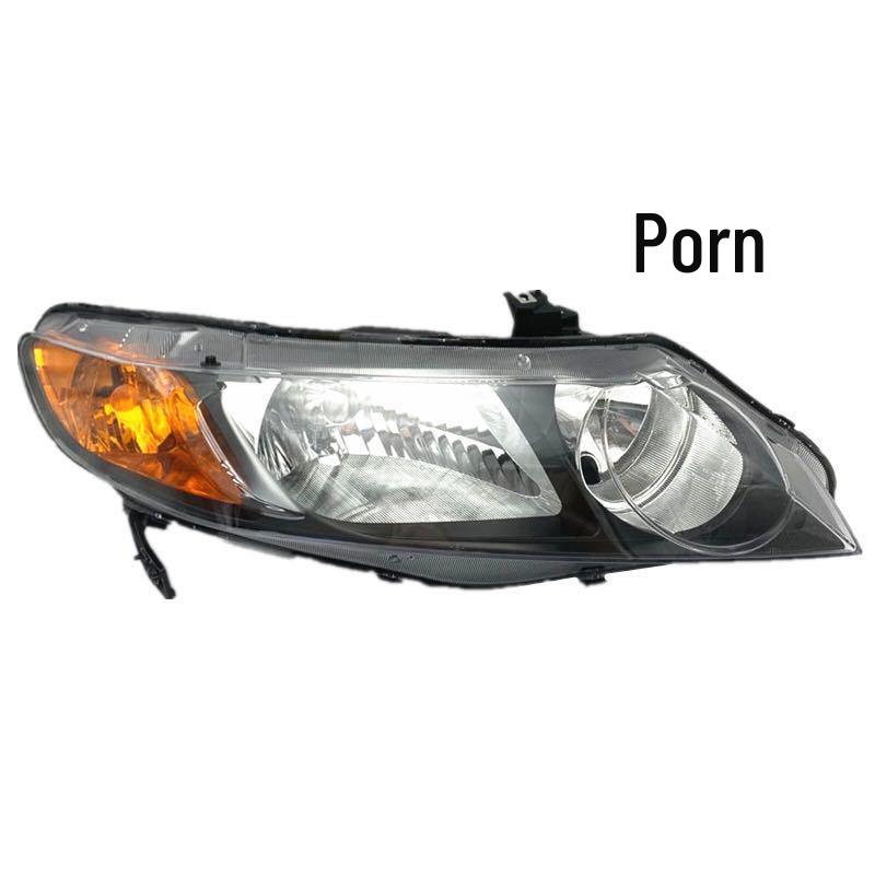 

Сборка фары Honda Civic для восьмого и восьмого с половиной поколений 2006-2011 годов 06-09 Left Yellow Lens - Standard