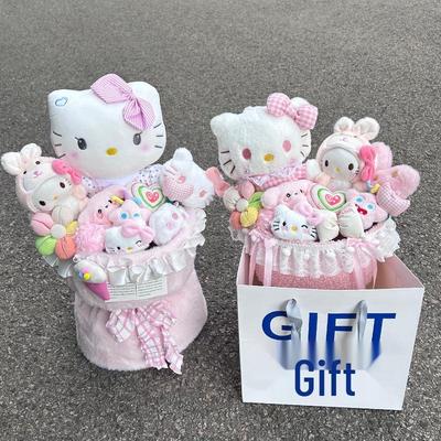 Hello Kitty Valentin- és Születésnapi Emléktárgy Baba Csokor Barátnőnek vagy Legjobb Barátnak
