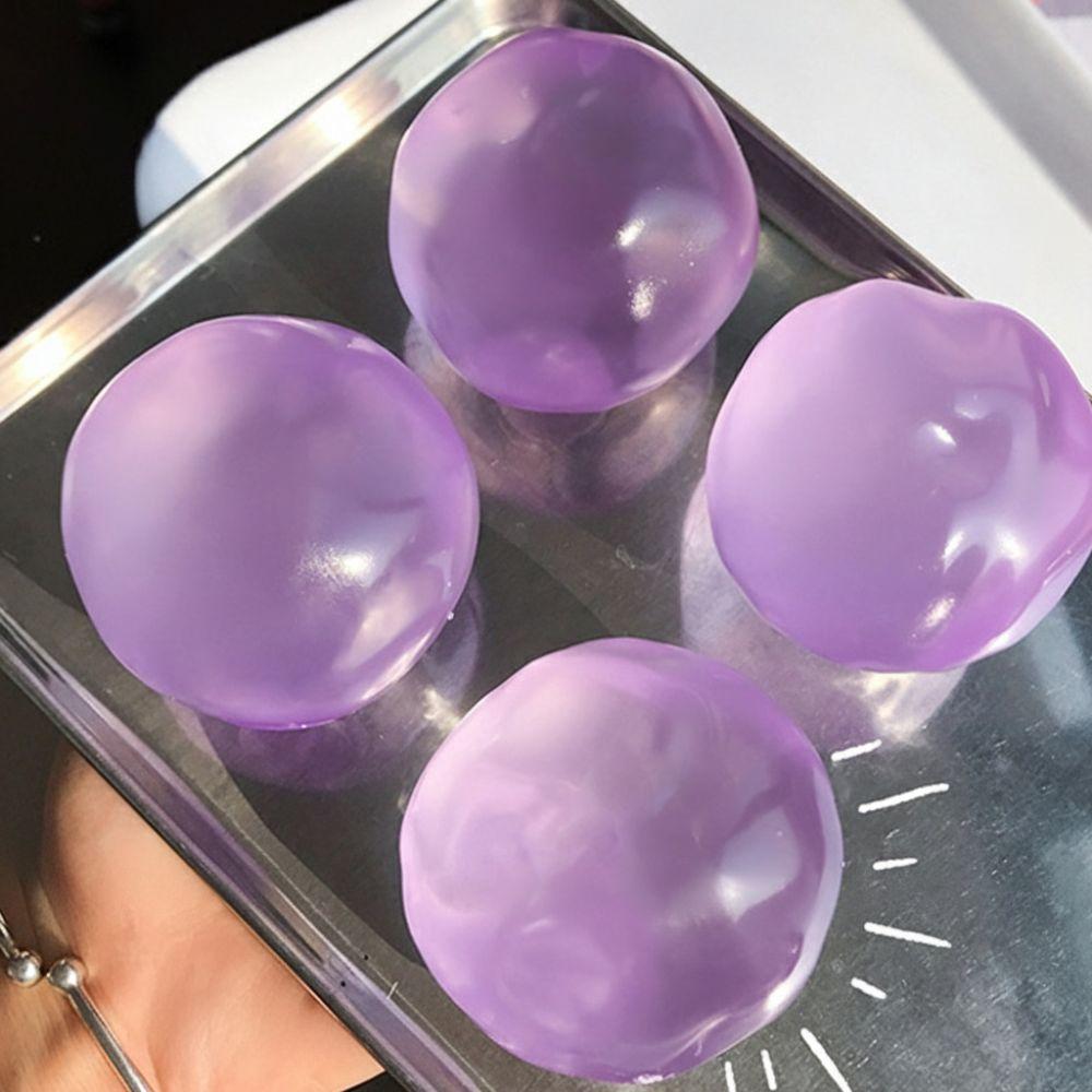 Stress Relief Coconut Oil Stress Ball Shapeable Decompression Pinch Toy  For Kids Adults