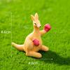 Mini Kangaroo Platypus Figurine Cartoon Animals Micro Landscape Dollhouse Model Car Interior Ornament Home Desktop Decoration
