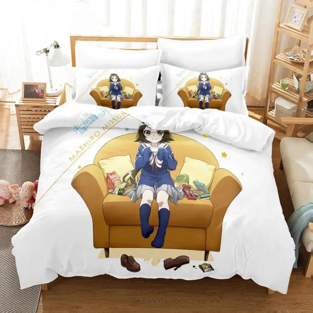 Anime Verlobt mit dem Unbekannten Bettwäsche-Set für Jungen und Mädchen, Twin Queen Size, Bettbezug, Kissenbezug, Bett, Kinder, Erwachsene, anpassbar