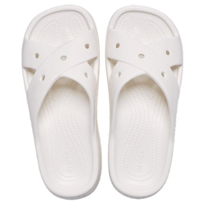 Crocs Casual Simple EVA Anti-Abrasion Slippers Women's White
