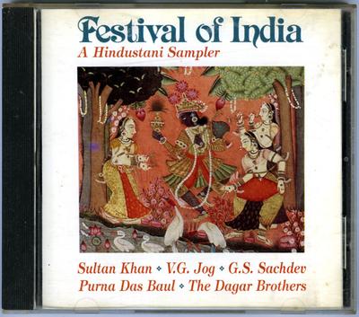 CD VARIOUS - Festival Of India - A Hindustani Sa CDT121 Music Of The Wo 1990 US World Music Used