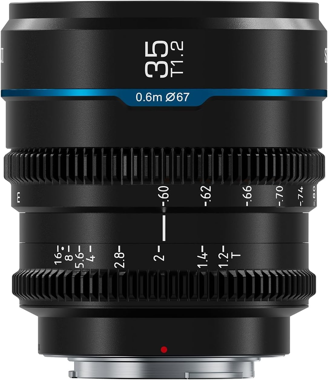

SIRUI Night Walker 35mm Cine Lens Large Diameter Manual Focus Lens L T1.2 (MS35L-B, Mount, Black)
