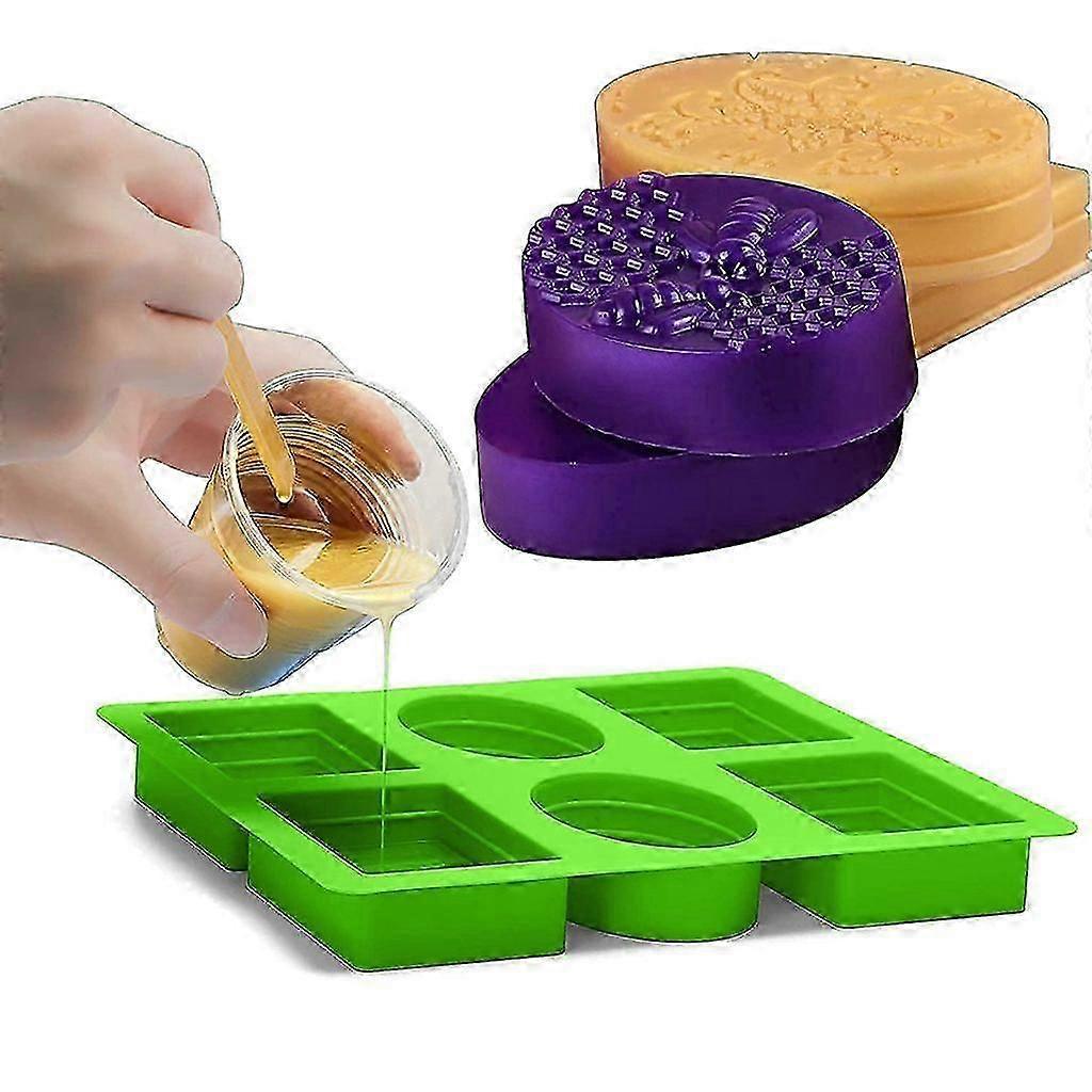 Silicone Soap Mold Muffin Cupcake Mold(mint Green)