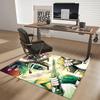 1pc Power Rangers Green Ranger Anime Cartoon Design Office Chair Mat Non-Slip Carpet for Home Decor, Suitable for Office, Living Room, Bedroom, Game R