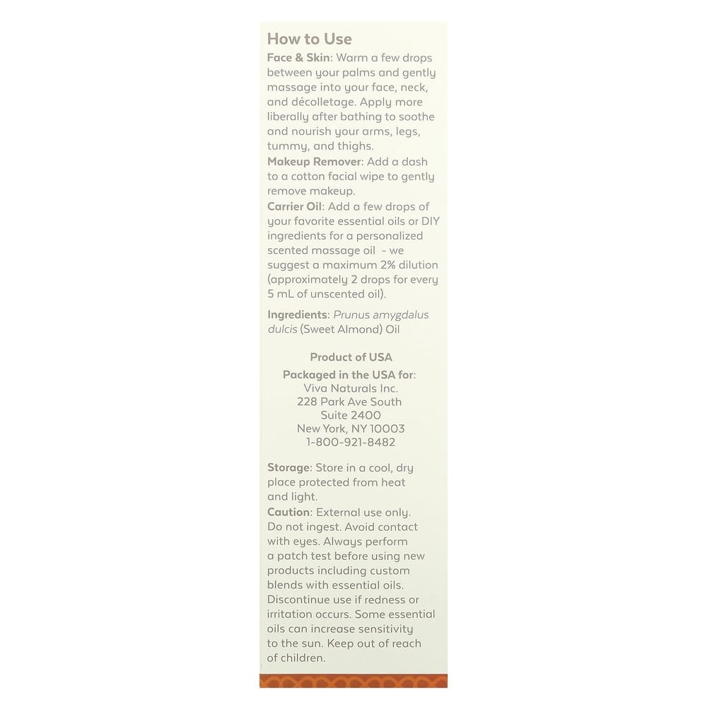 iHerb Sweet Almond Oil 473ml (16 Fl Oz)