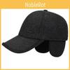 Middle Letters Sports Aged Elderly Hats Autumn Winter Ear Protection Warm Thick