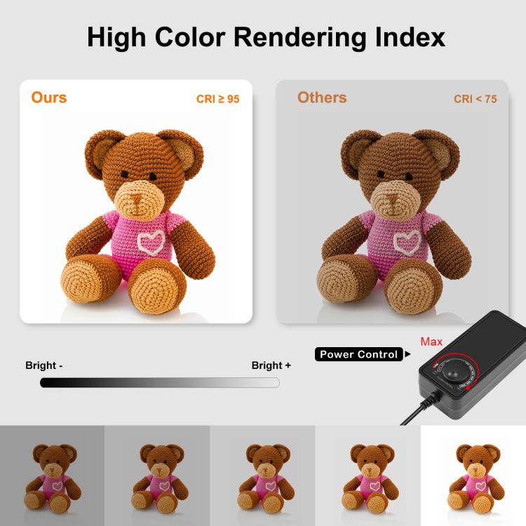 PULUZ 40cm składany namiot studyjny 72W 5500K Soft Box zestaw oświetleniowy do fotografii z 4 kolorami tła