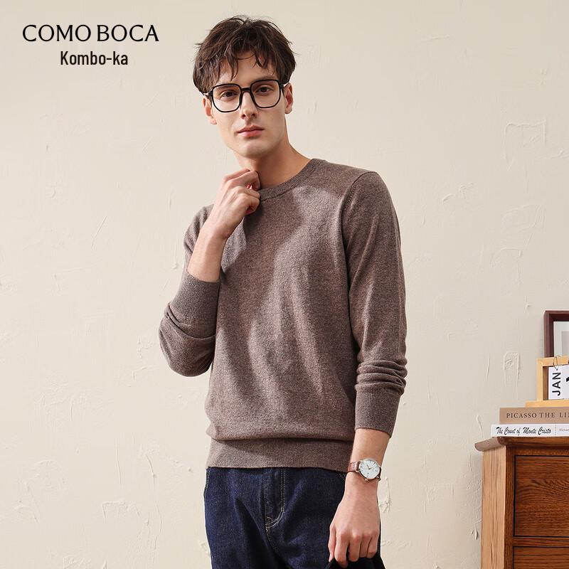 

Komonboka Men s Round Neck Wool Sweater 2XL