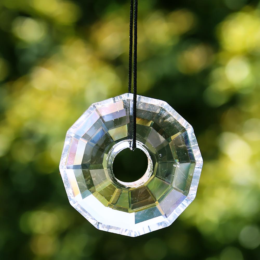 

50 мм круглый прозрачный кристалл Suncatcher Призма люстра аксессуары подвесной хрустальный реквизит для фотосъемки украшения