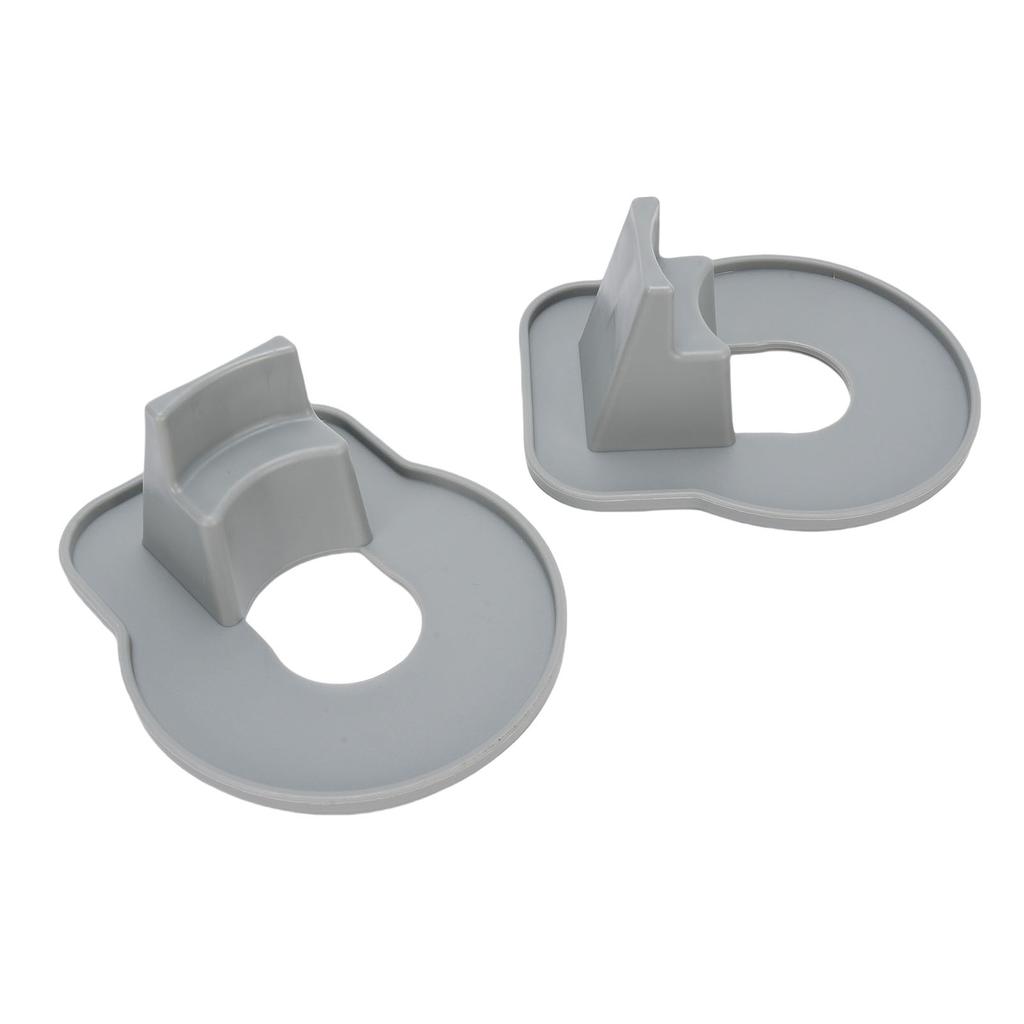 2 Pack Swimming Pool Pipe Holders, Pool Hose Holder Stickers ABS   Ground Pool Hose Support Bracket for 1.25 Inch Diameter Pipes