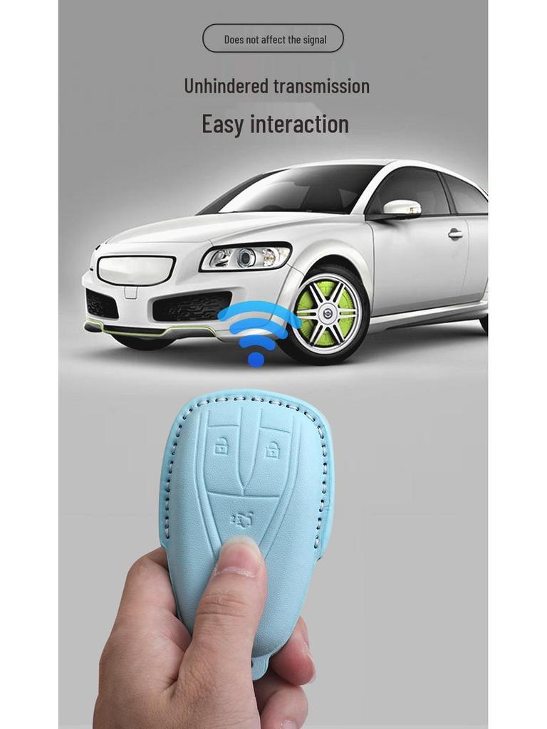 Changan Key Cover for Yidong, CS75, CS35, CS55 PLUS, Oshan X5/X7, UNI-T/K, Ruicheng – Textured Blue Finish.