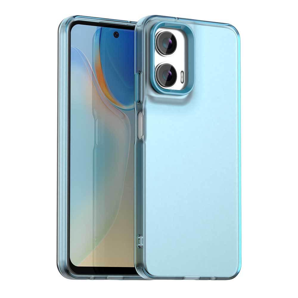 Frosted Transparent Phone Case for Motorola Edge 50 Neo and Moto G35 5G