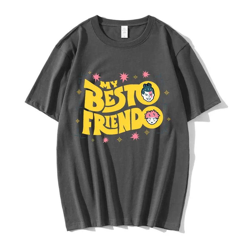 Pánské Dámské Tričko Jujutsu Kaisen My Besto Friendo Todo Aoi Novinka 100% bavlna Tričko Anime Trička O Neck Oversized Tričko