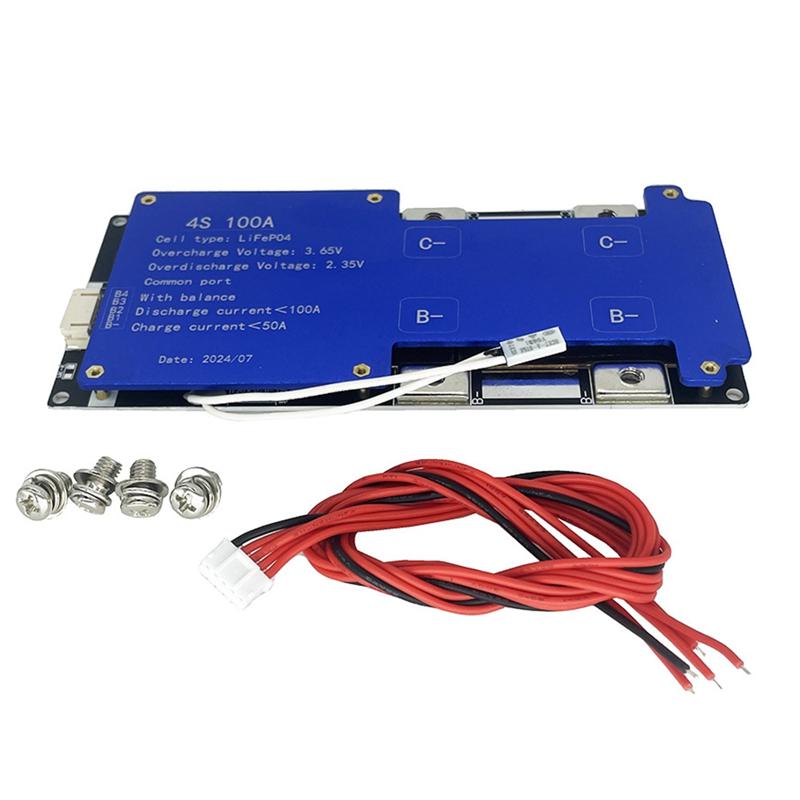 A25F-BMS Battery Protection Circuit Board 4S 12V 100A Lifepo4 Lithium Iron Phosphate With Balanced Charging