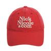 NICK&NICOLE NN DOTCOM SIGNATURE BALL cap_VINTAGE RED