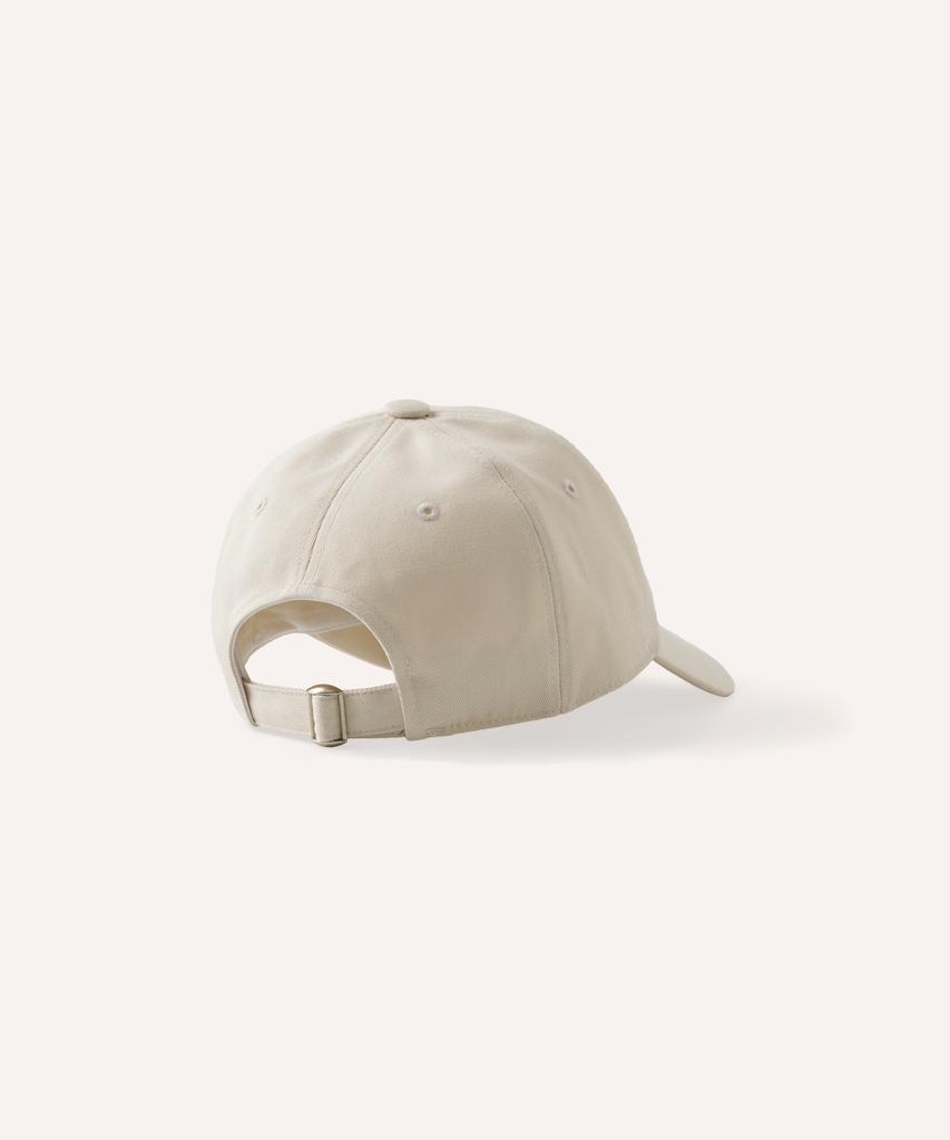 Bibeleude Embroidered Cotton Ball Cap 001 Beige