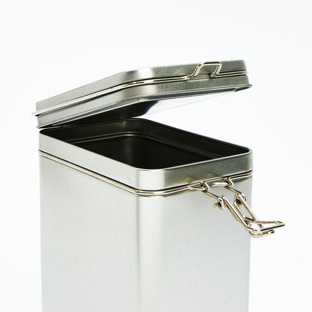 Vintage Food Storage Case Moisture Proof Tinplate Box Coffee Storage Canister  Office