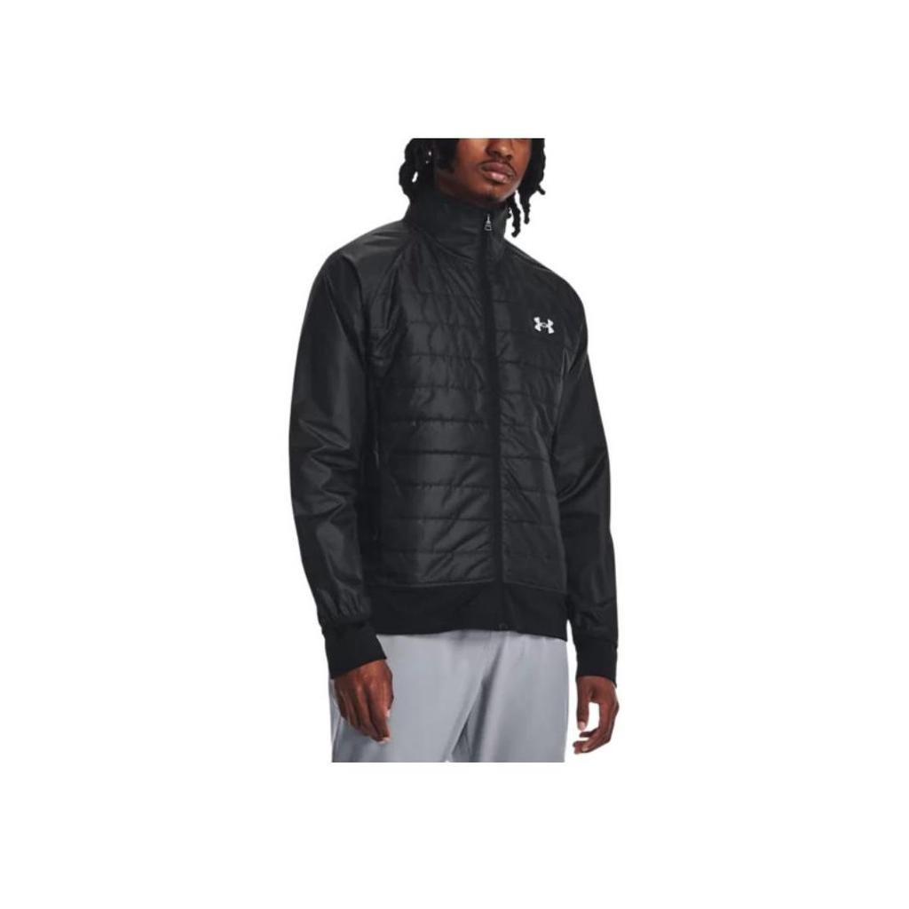 Under Armour Launch Solid Zip Collar Jacket Men Black 1380868-001