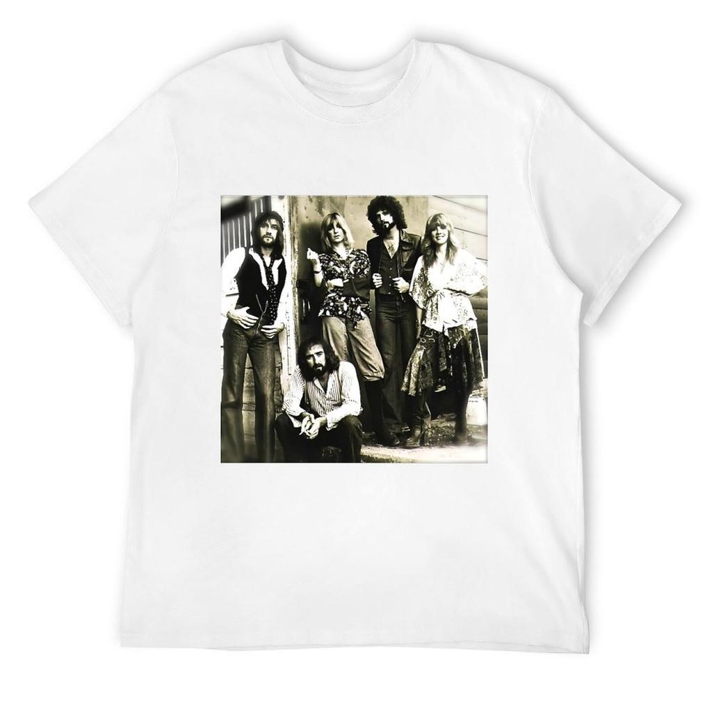 Fleetwood Mix Fleetwood Dříve Mac Mania Plakát jadul mbanget Tričko trička hladká bílá trička pánská