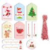 Label DIY Crafts For Home Xmas Christmas Decorations Gift Decor Tags Wrapping Cards Thank You Label