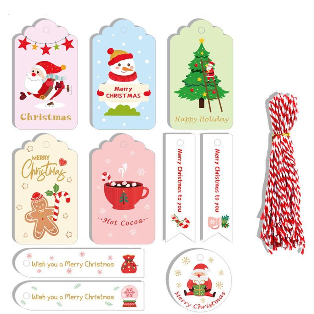 Label DIY Crafts For Home Xmas Christmas Decorations Gift Decor Tags Wrapping Cards Thank You Label