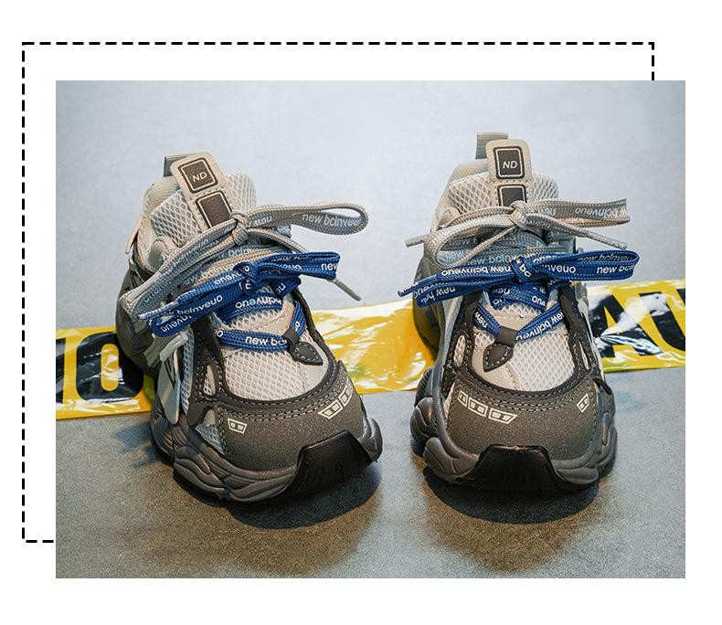 2026 Spring Kids Breathable Mesh Sports Shoes - Fashionable, Non-slip, Thick Sole for Boys & Girls