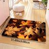 1Pcs Anti Fatigue Kitchen Rugs, Autumn Maple Leaves Print Waterproof Non-Slip Thick Cushioned Kitchen Mat Heavy Duty Comfort Standing Mat for Kitchen