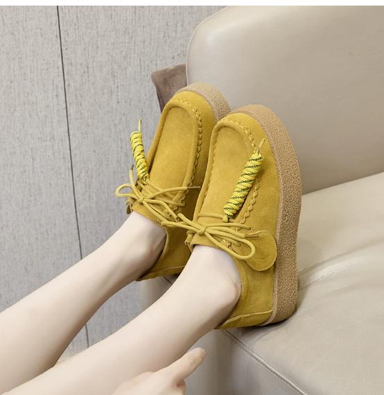 New Causal Women Loafers Fashion 2026 British Style Lace-Up Student Shoes Men Large Size Classic Comfort Couple Footwears