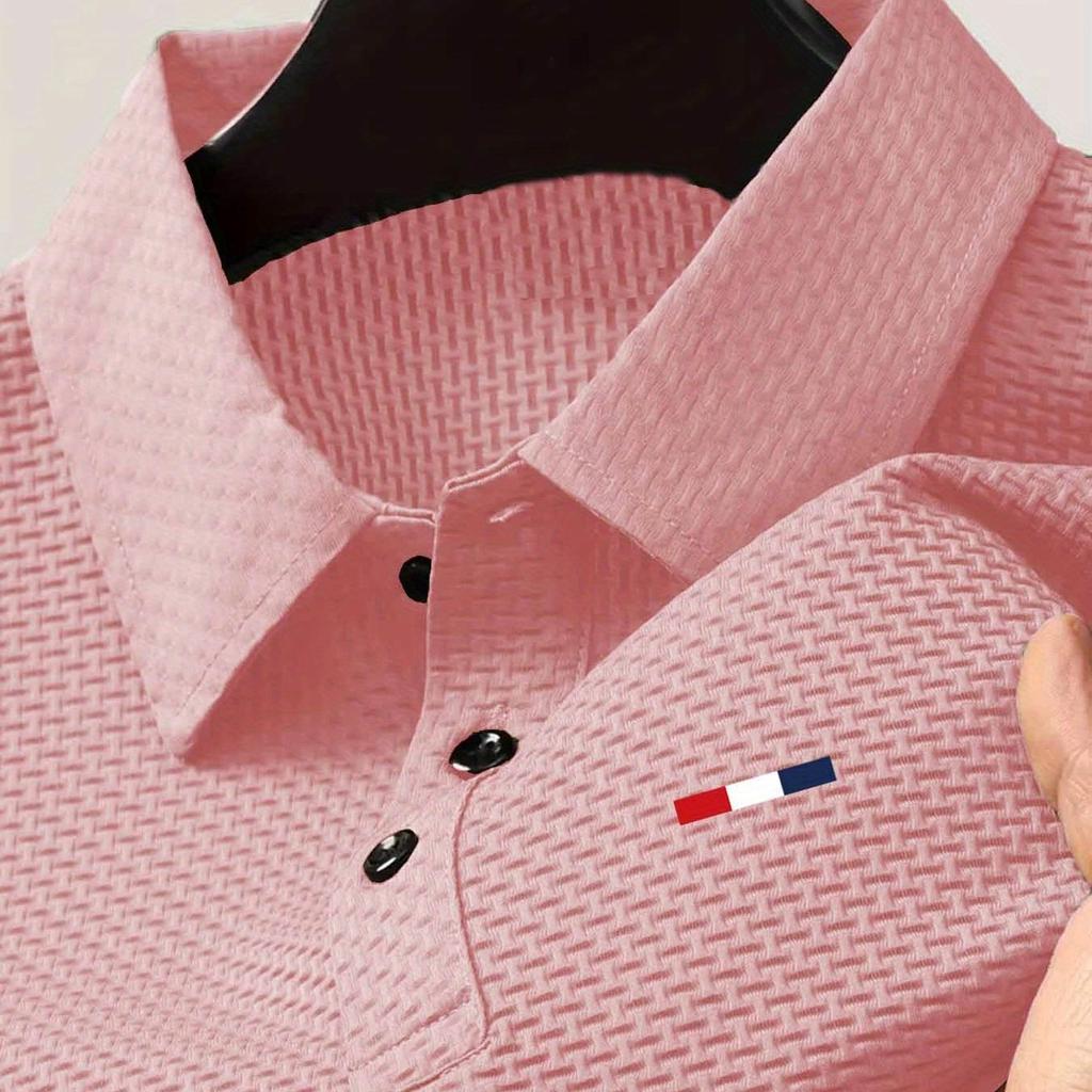 Polo Shirt for Men - Men's Polo Shirt Quick Dry Performance, Short Sleeve Mens Golf Shirts Work Tops