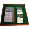 Mini Mahjong Full Set, Portable and Easy To Carry, Folding Table, Includes Scoring Sticks