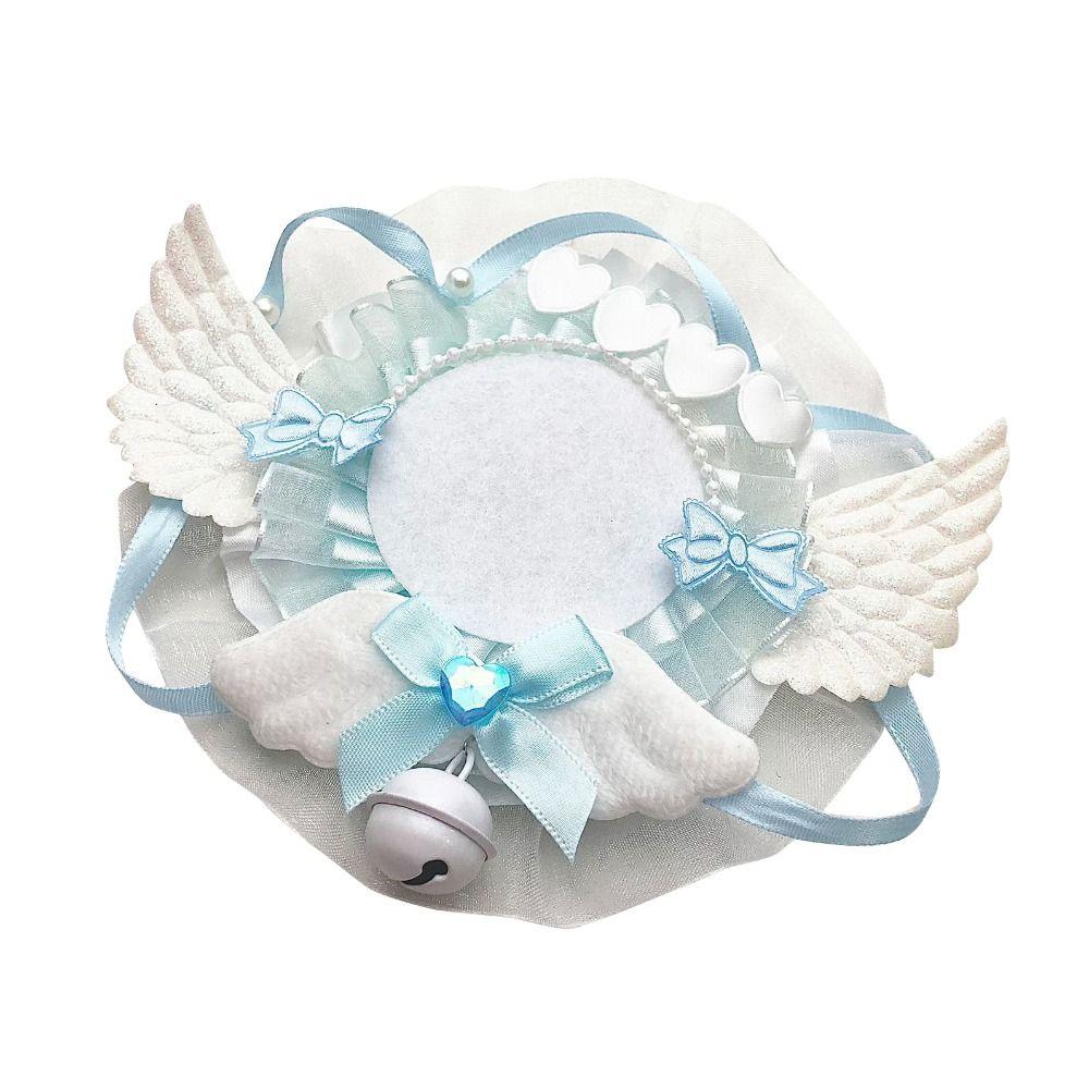 Handmade Badge Displaying Case Lace Wings Bow Badge Organizer Versatile DIY Pain Bag Filler  Girls