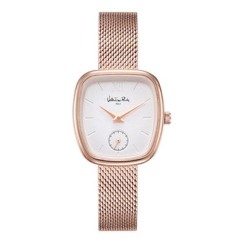 

[VALENTINO RUDY] VALENTINO RUDY Square Round Women s Metal Wristwatch VR2592B-WTRG FREE