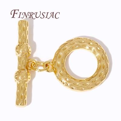 2/4Pcs 18K Gold Plated Round OT Clasps/Toggle Clasp For Jewelry,Bracelets/Necklace Clasps Findings,DIY Jewelry Making Supplies