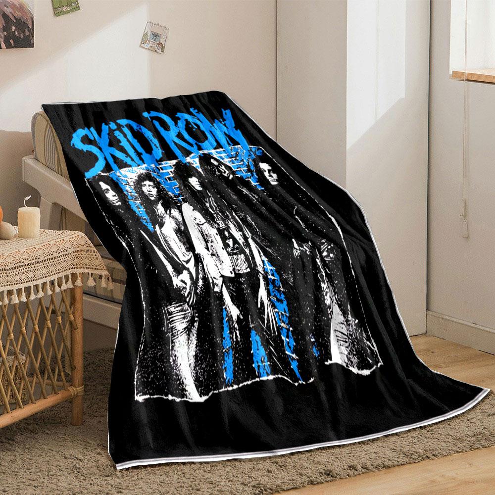 Skid Row Rock Band Blanket for all seasons blanket lunch break throw gift