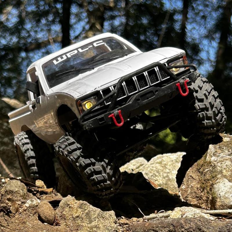 Wpl C24-1 Rc Rock Crawler Off Road Remote Control C24 Truck Pickup 2.4G All Terrain Rtr Full Scale Led Light Adult Toy Gift