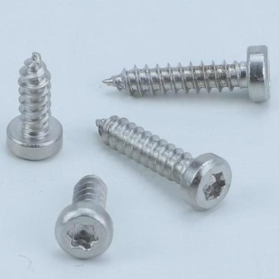 304 nerūdijančio plieno Torx plokščia galvutė savaime įsisriegiantis varžtas (Puodelio galvutė, M3/M4/M5)
