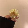 Multi Layered Flowers Irregular Hollow Open Ring Zinc Zinc Alloy Wide Finger Buckle  Women
